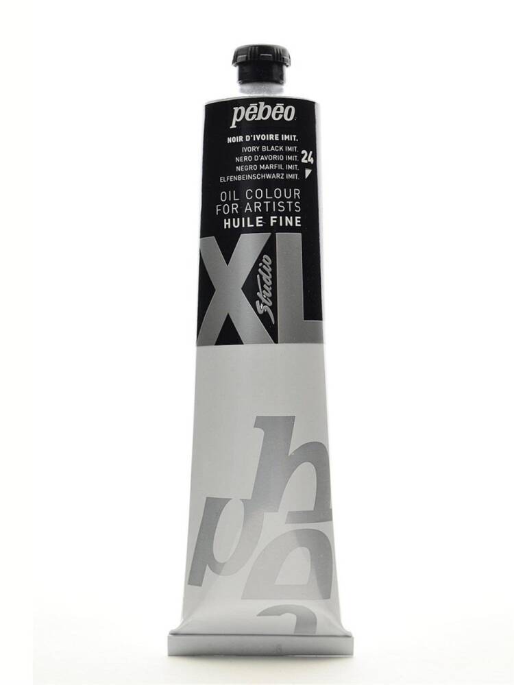 Pebeo Huile Fine XL 200 ml Oil Paint 24 - Ivory Black