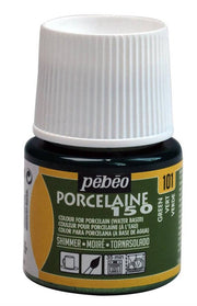 Pebeo Porcelaine Paint 45 ml 101 Shimmer Green