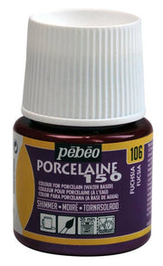 Pebeo Porcelaine Paint 45 ml 106 Shimmer Fushsia
