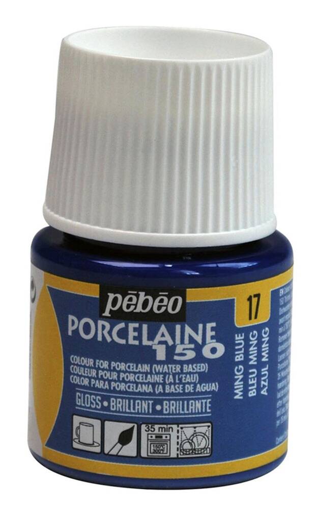 Pebeo Porcelaine Paint 45 ml 17 Ming Blue