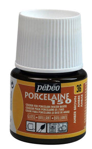 Pebeo Porcelaine Paint 45 ml 36 Amber Brown