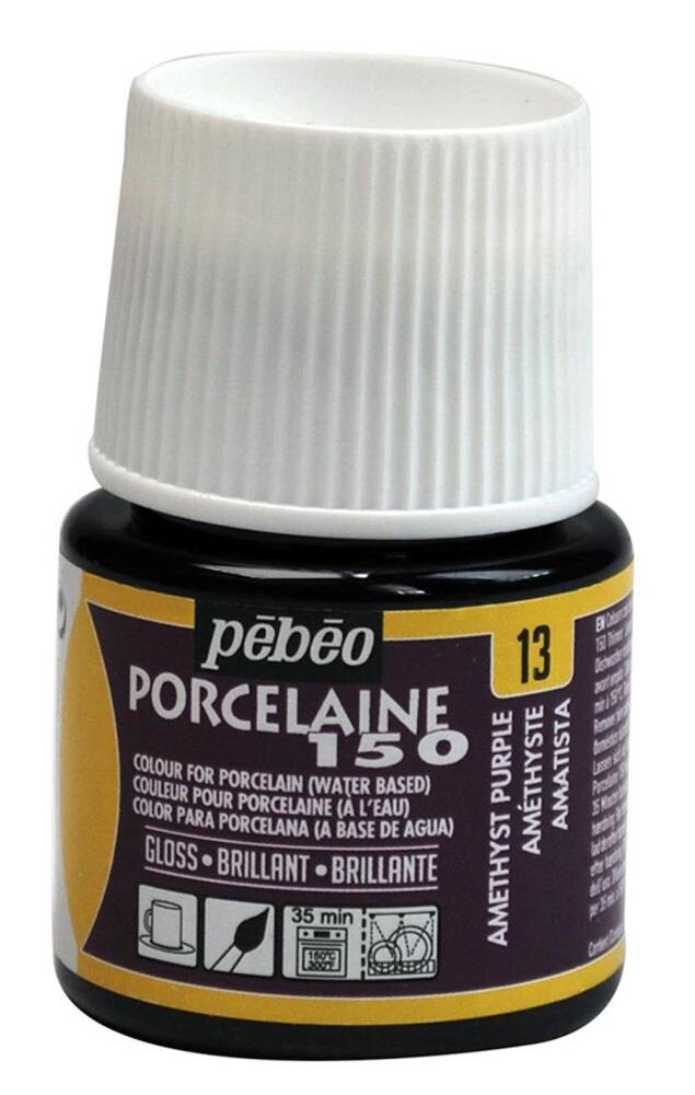Pebeo Porcelaine 150 Fırınlanabilir Porselen Boyası 45 ml Amethyst Purple