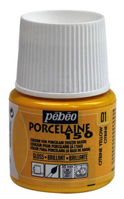 Pebeo Porcelaine Paint 45 ml Citrine Yellow