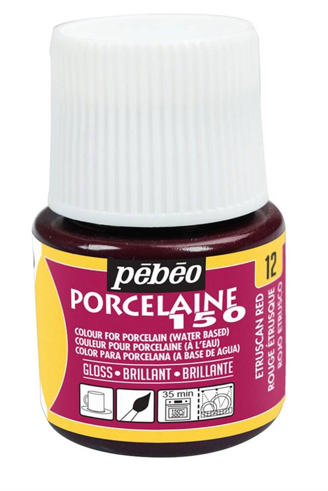 Pebeo Porcelaine Paint 45 ml Etruscan Red
