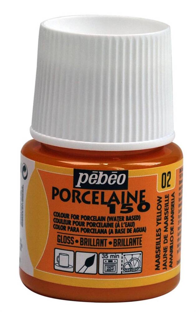 Pebeo Porcelaine Paint 45 ml Marseille Yellow