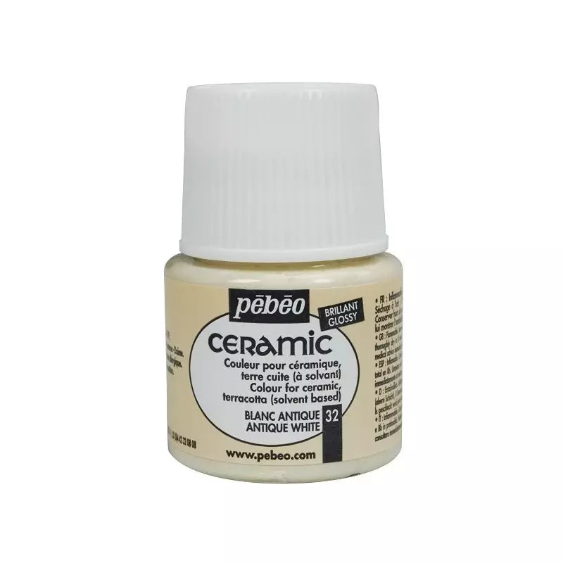 Pebeo Seramik Boyası 45 ml Antique White