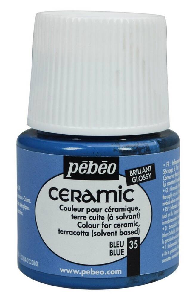 Pebeo Ceramic Paint 45 ml Blue