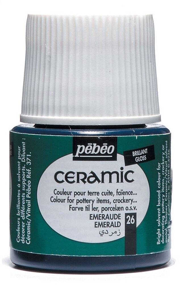 Pebeo Ceramic Paint 45 ml Emerald