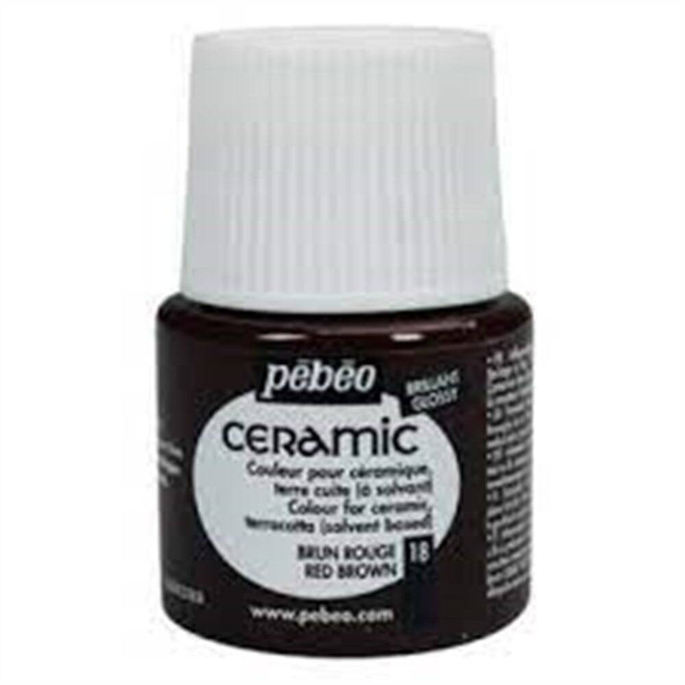 Pebeo Seramik Boyası 45 ml Red Brown