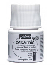 Pebeo Ceramic and Glass Paint 45 ml White