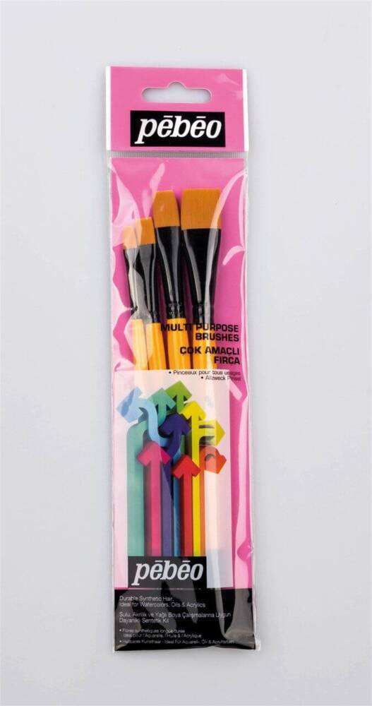 Pebeo Set-10 4-Piece Brush Set