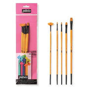 Pebeo Set-13 5-Piece Acrylic Paint Brush Set