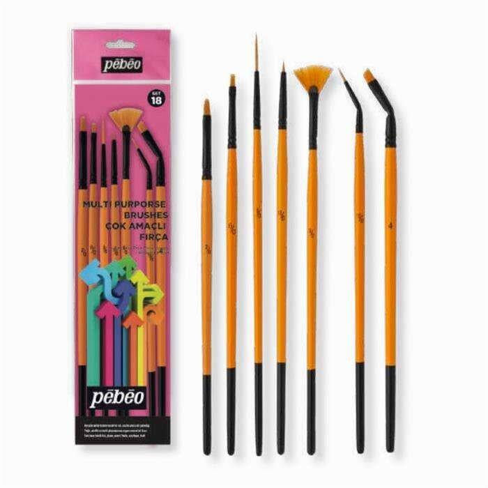 Pebeo Set-18 Illumination and Miniature 7 Pieces