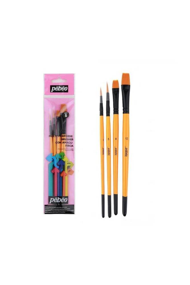 Pebeo Set-5 4-Brush Set