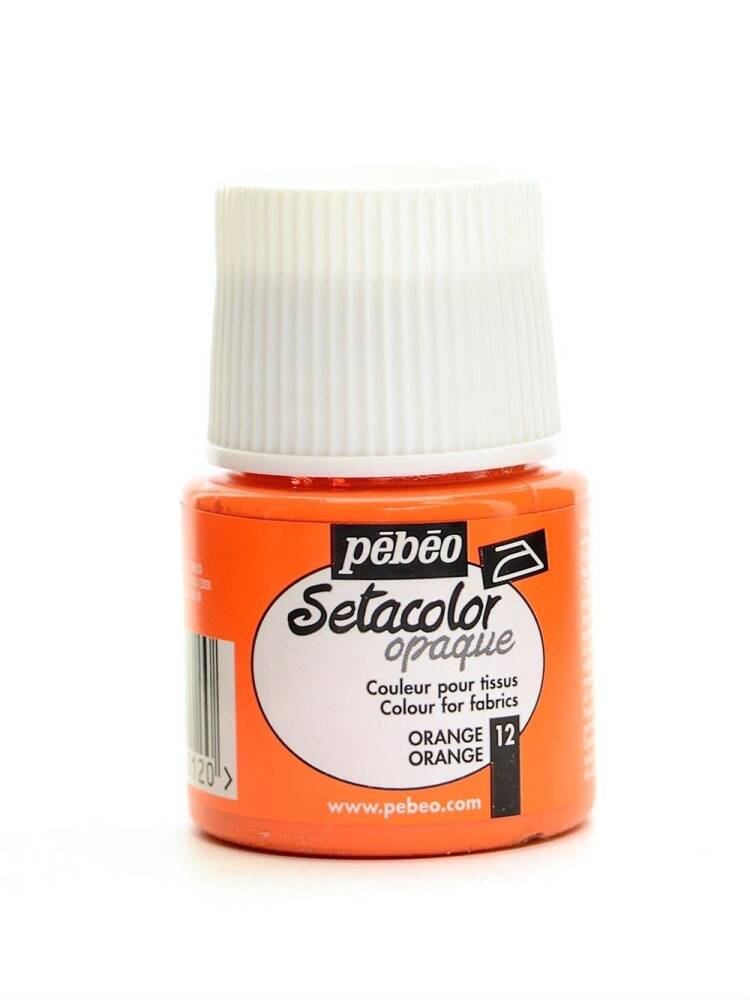Pebeo Setacolor Opaque Fabric Paint 45 ml Orange