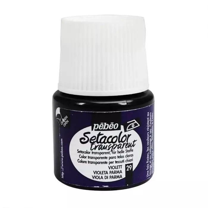 Pebeo Setacolor Opaque Fabric Paint 45 ml Violet de Parme