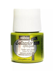 Pebeo Setacolor Opaque Fabric Paint 45 ml YD Bronze Moire
