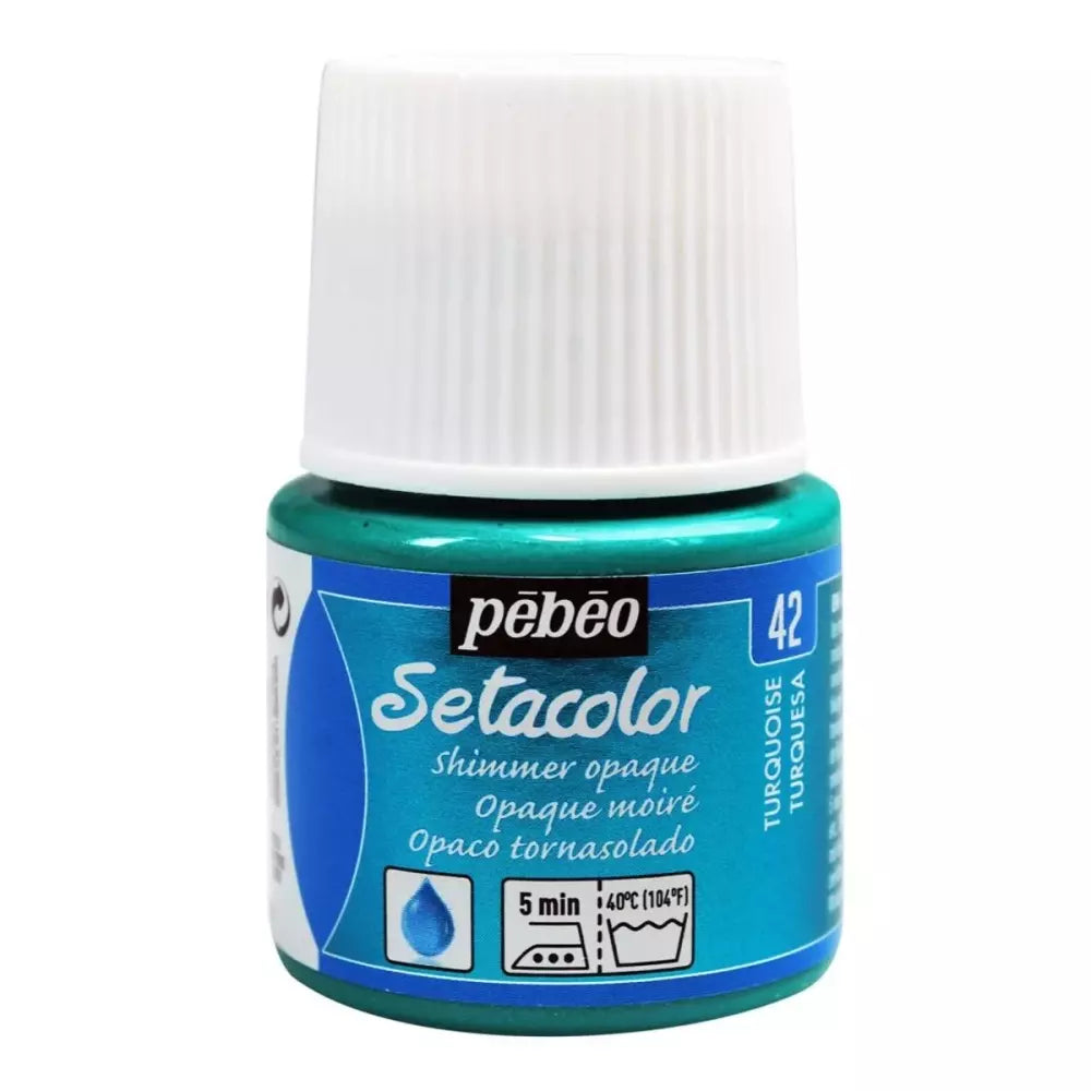 Pebeo Setacolor Opaque Fabric Paint 45 ml YD Turquoise