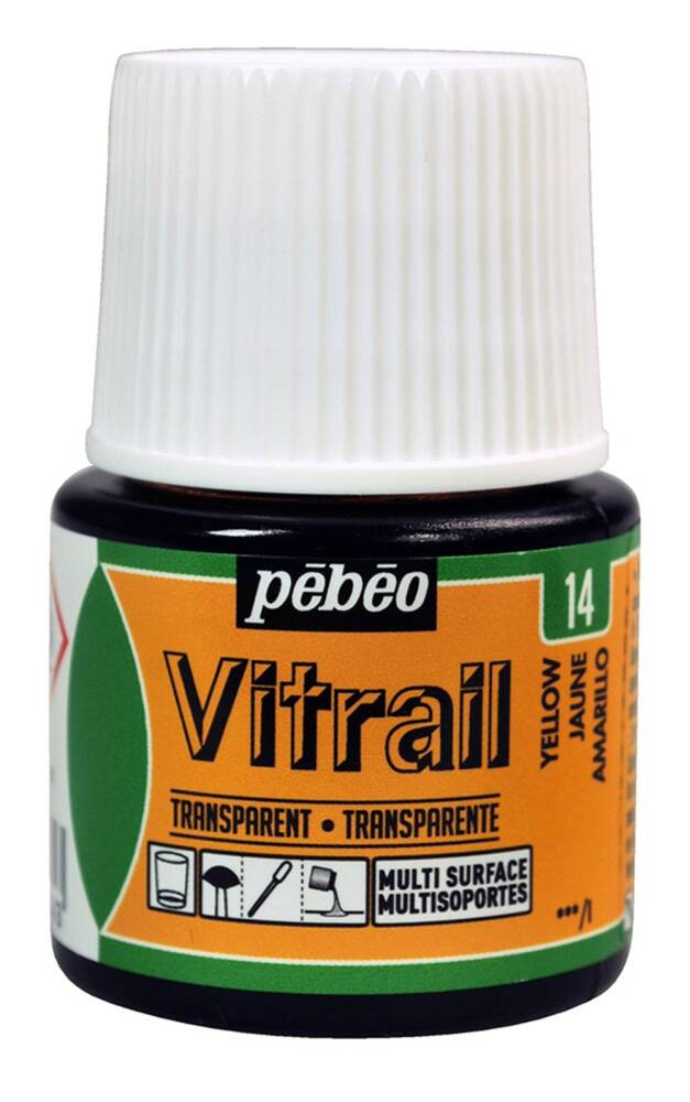 Pebeo Vitrail Glass Paint 45 ml 14 Yellow