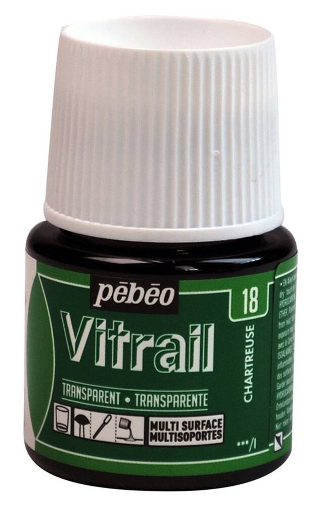 Pebeo Vitrail Glass Paint 45 ml 18 Chartreuse