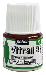 Pebeo Vitrail Glass Paint 45 ml 20 White