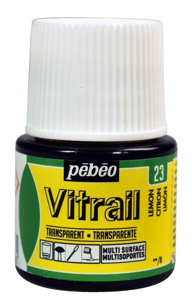 Pebeo Vitrail Glass Paint 45 ml 23 Lemon