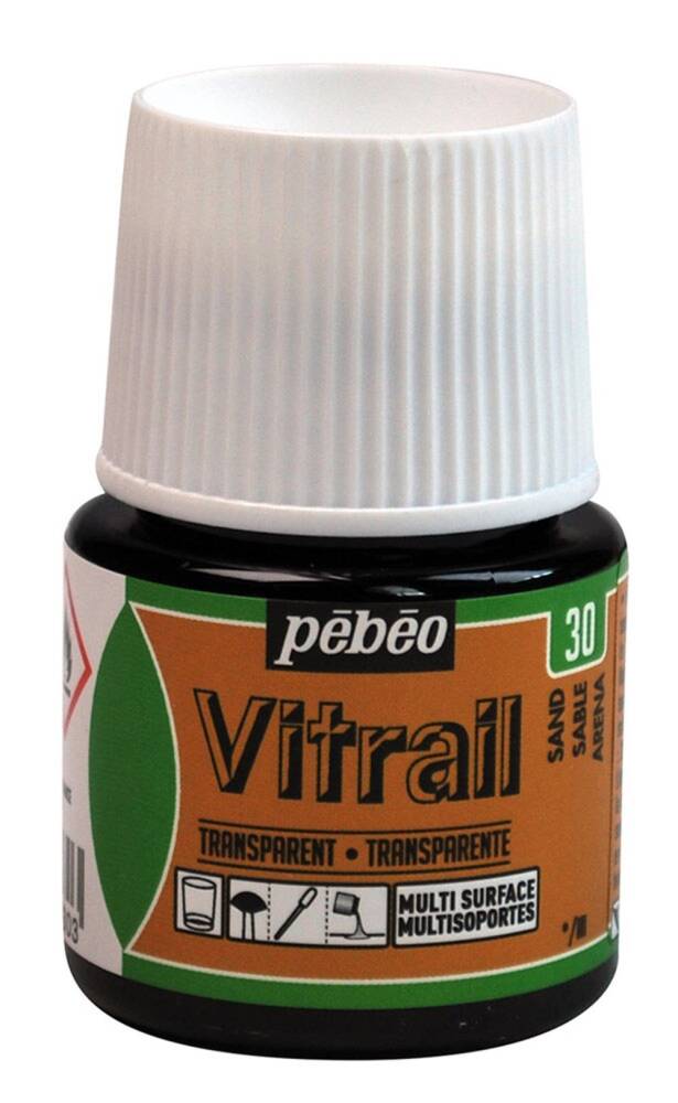 Pebeo Vitrail Glass Paint 45 ml 30 Sand