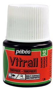 Pebeo Vitrail Cam Boyası 45 ml 32 Salmon