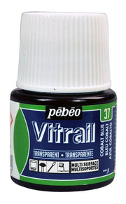 Pebeo Vitrail Glass Paint 45 ml 37 Cobalt Blue