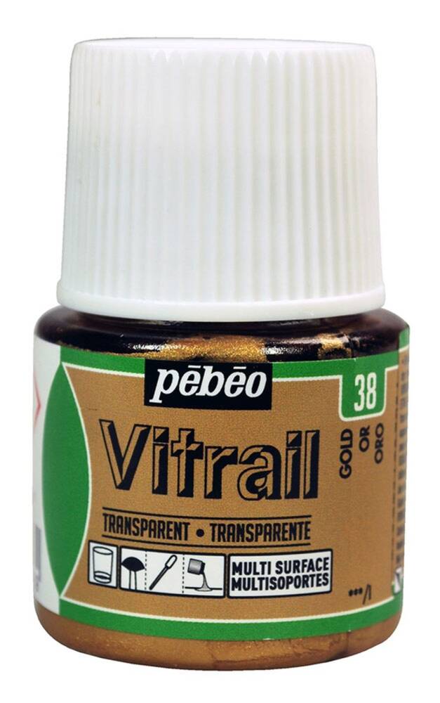 Pebeo Vitrail Glass Paint 45 ml 38 Gold