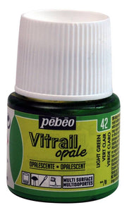 Pebeo Vitrail Glass Paint 45 ml 42 Opaque (Covering) Light Green