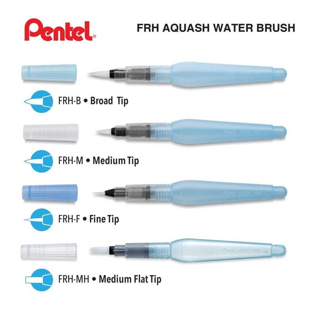 Pentel Arts Aquash Fine Tip Su Hazneli Fırça XFRH/1-F