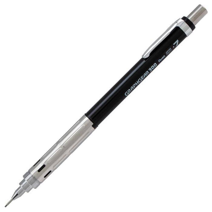Pentel Graphgear 300 Versatil Teknik Çizim ve Yazı Kalemi 0.7 mm Siyah