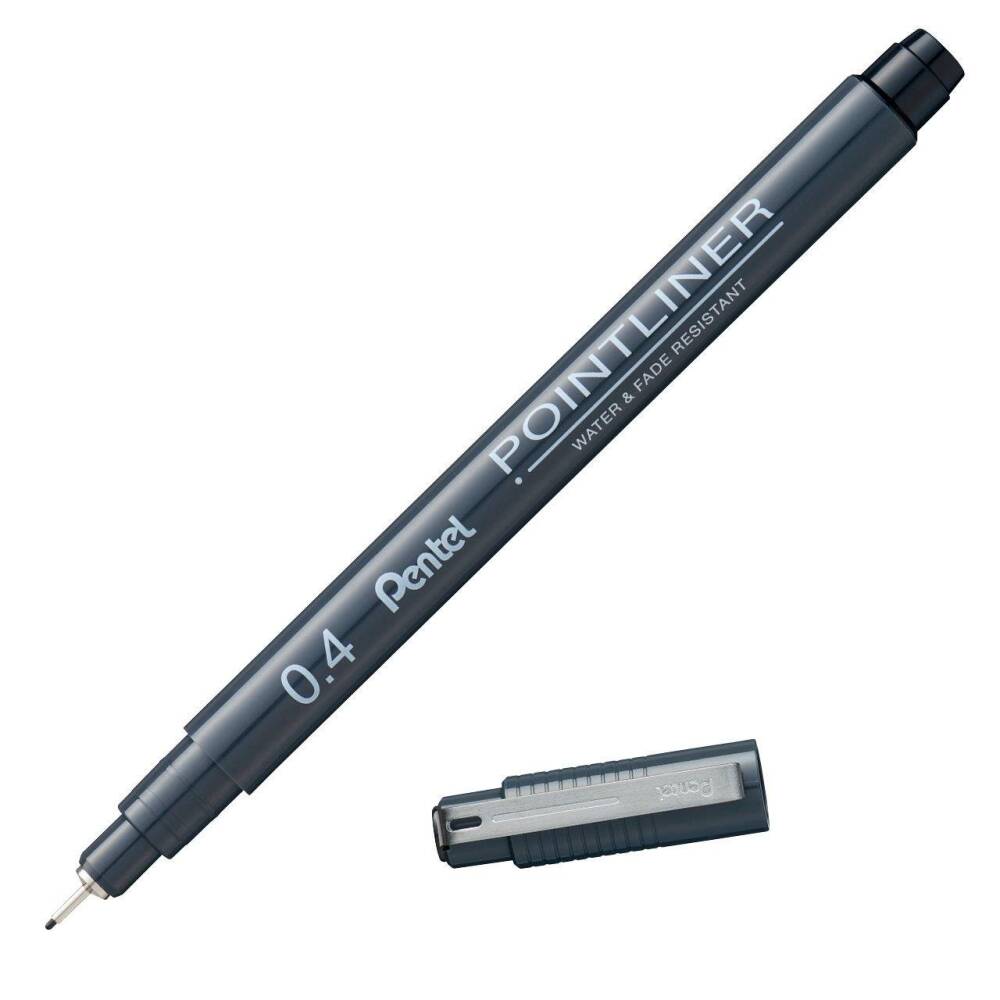 Pentel Pointliner Technical Drawing Pen 0.4 mm S20P-4A