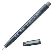 Pentel Pointliner Teknik Çizim Kalemi 0.5 mm Grey S20P-5N