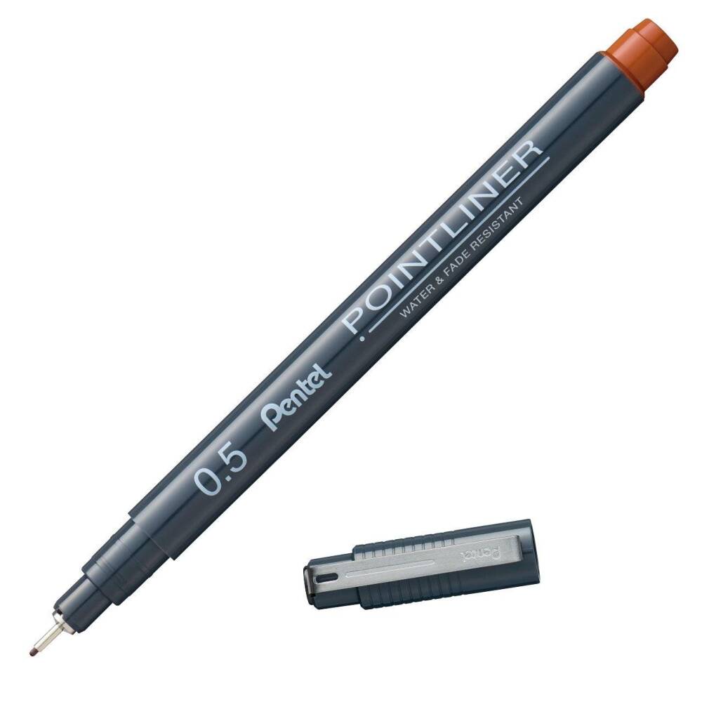 Pentel Pointliner Teknik Çizim Kalemi 0.5 mm Sanguine S20P-5SG