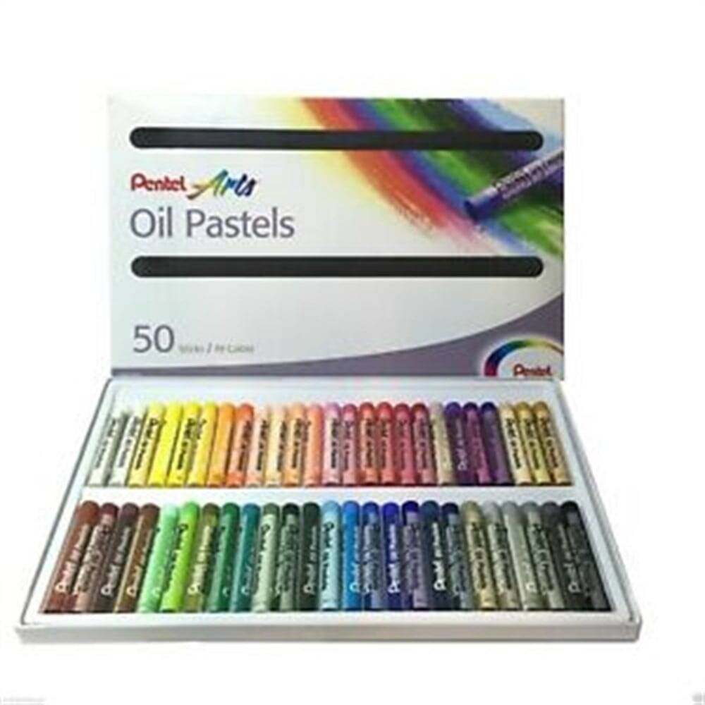 Pentel Yağlı Pastel Boya 50 Renk