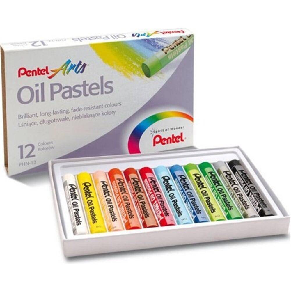 Pentel Oil Pastel Set of 12