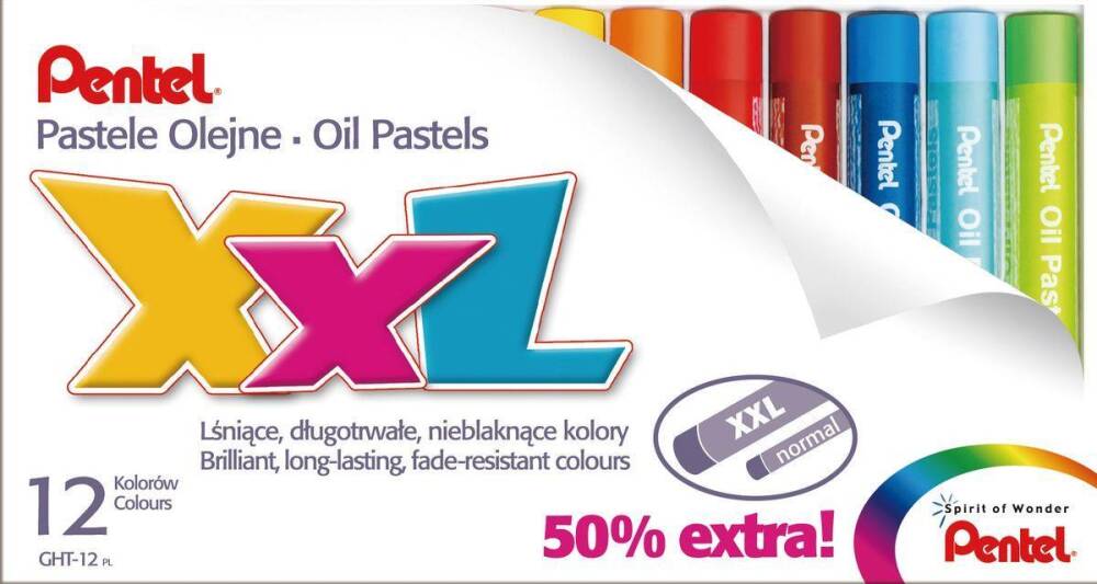 Pentel Oil Pastel Set 12 Pieces XXL
