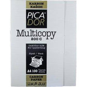 Picador Carbon Paper A4 200 C Back Black