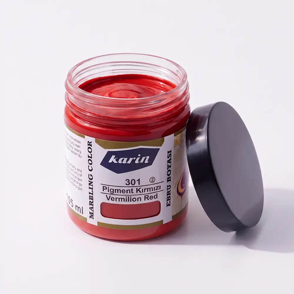 Karin Ebru Boyası 301 Pigment Kırmızı 105 ml