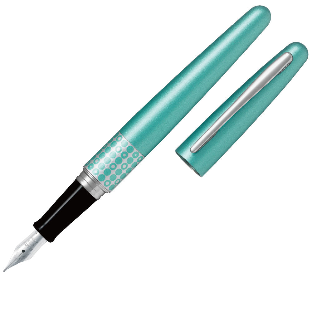 Pilot MR-3 Dolma Kalem - Retro Metalik Açık Mavi