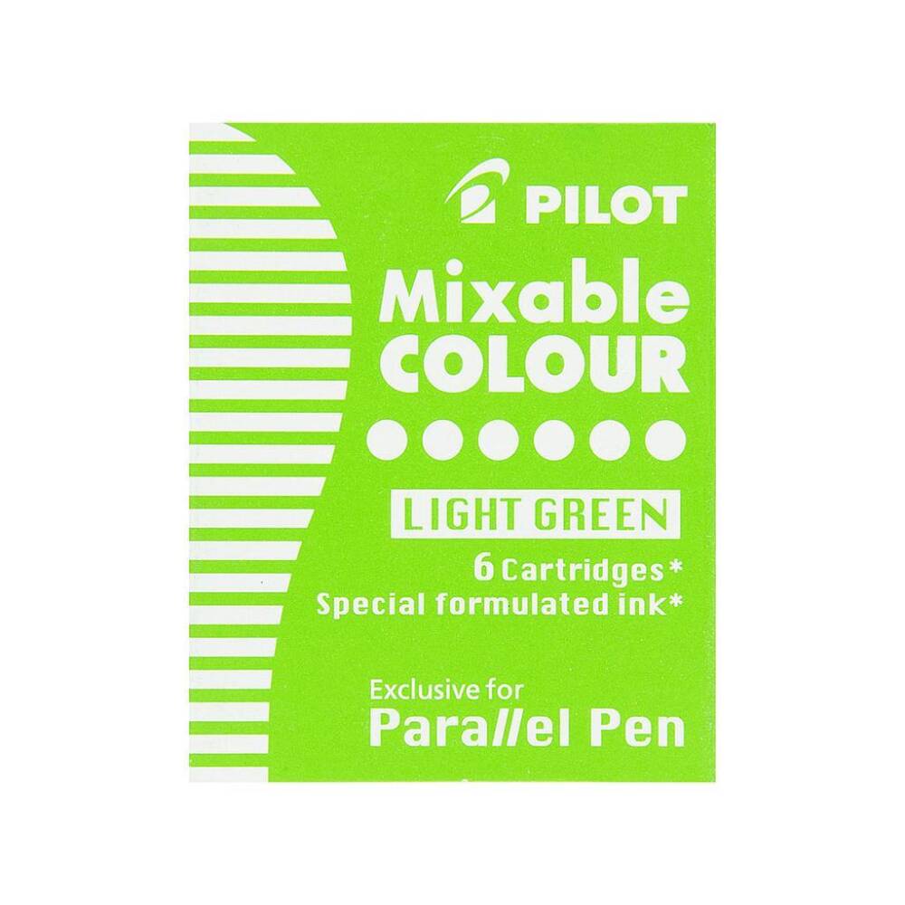 Pilot Parallel Pen Orjinal Kartuş Açık Yeşil 6 Adet