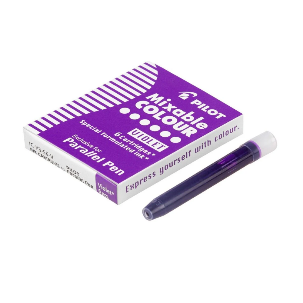 Pilot Parallel Pen Orjinal Kartuş Mor 6 Adet