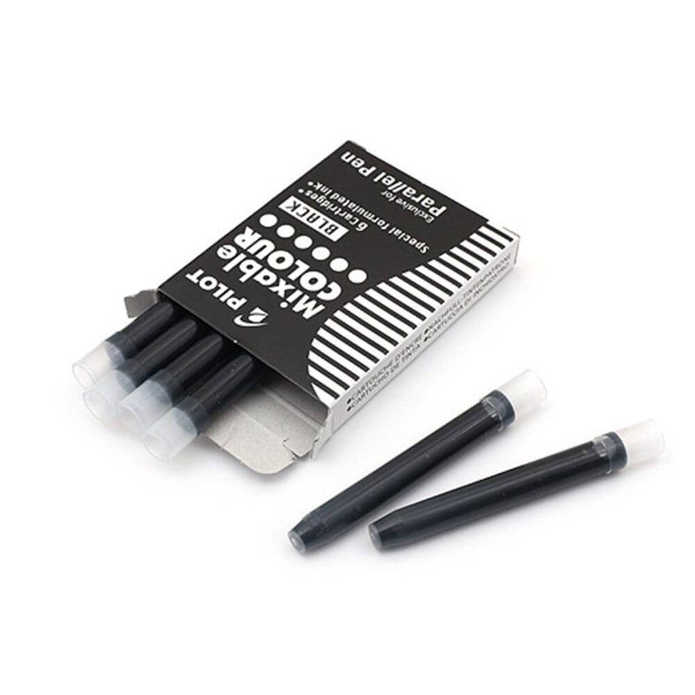 Pilot Parallel Pen Original Cartridge Black 6 Pieces