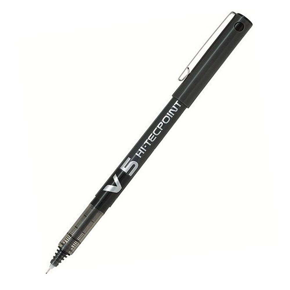 Pilot Rollerball Pen Needle Tip V5 Black BX-V5