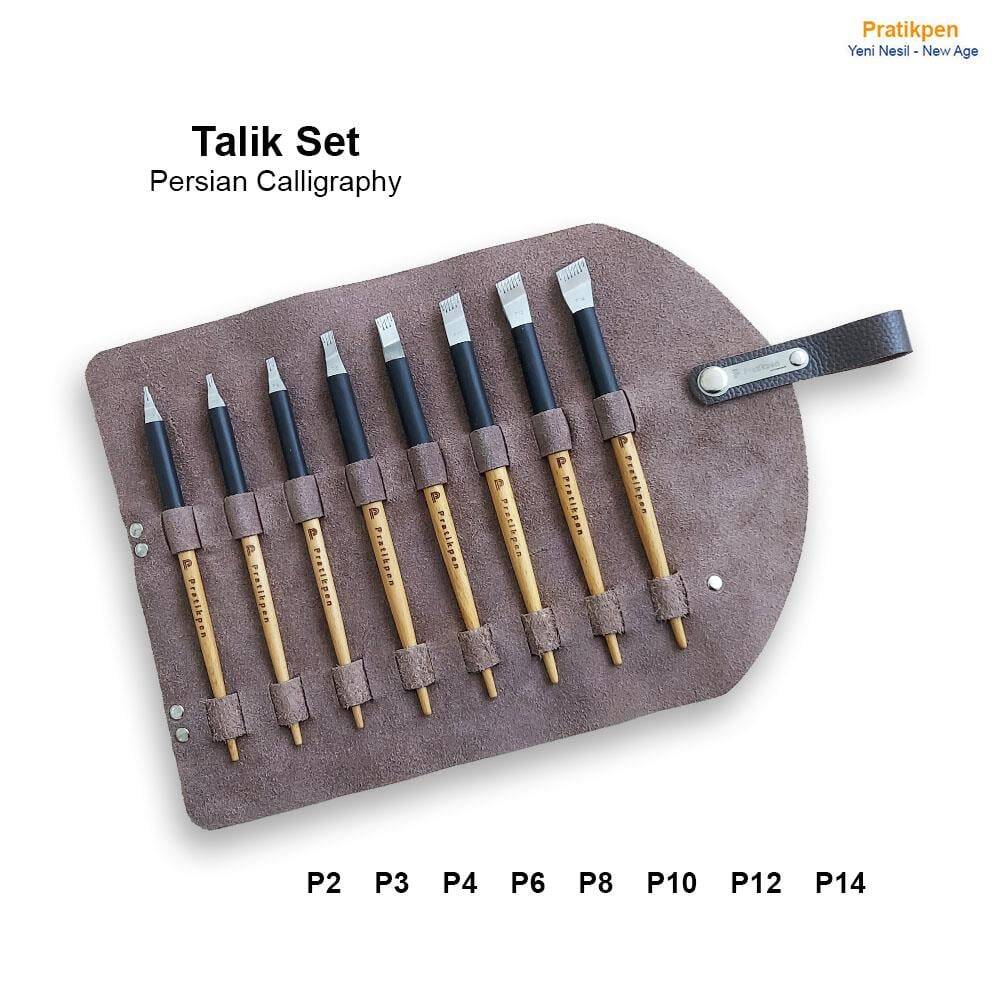 Pratikpen Calligraphy Talik Pen Set New Age 8 Pieces