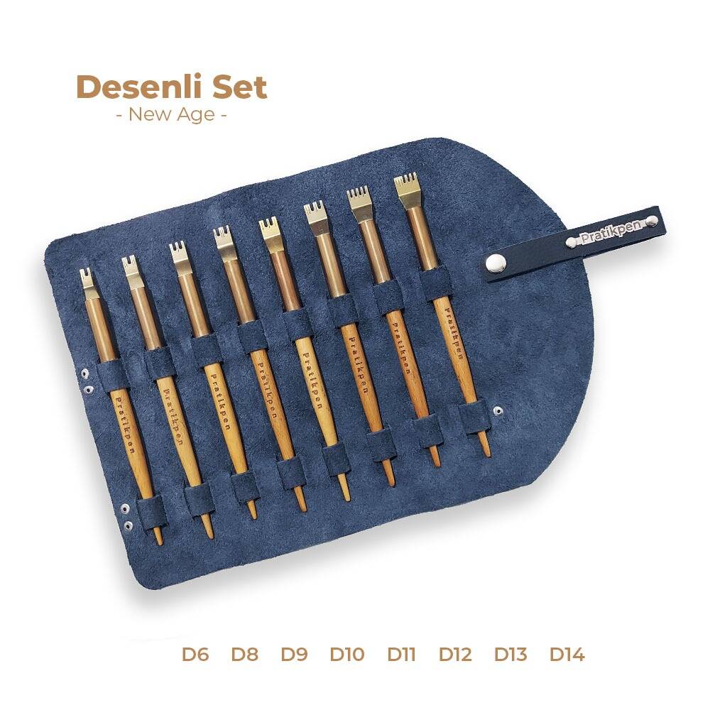 Pratikpen T Patterned Calligraphy Pen Set New Age 8-Piece