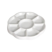 Professional Porcelain Daisy Palette 13.5 cm 9 Compartments