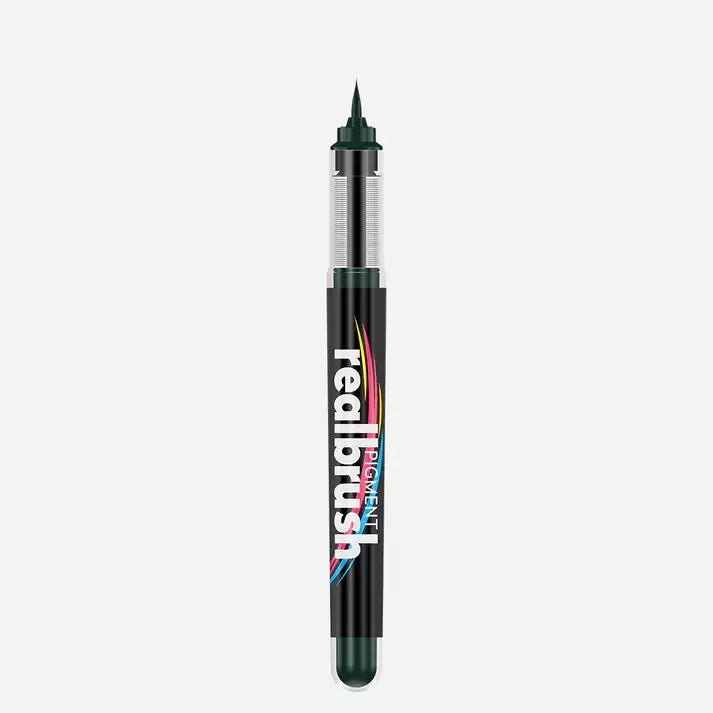 Realbrush Pigment Marker Olive Black